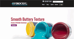 Desktop Screenshot of hydrocryl.com.au